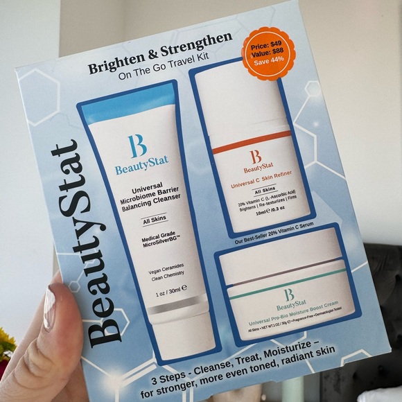 BeautyStat Cosmetics Brighten & Strengthen On The Go Travel Kit - Picture 2 of 2